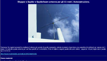 Spyderbeam antenna per gli 11 metri